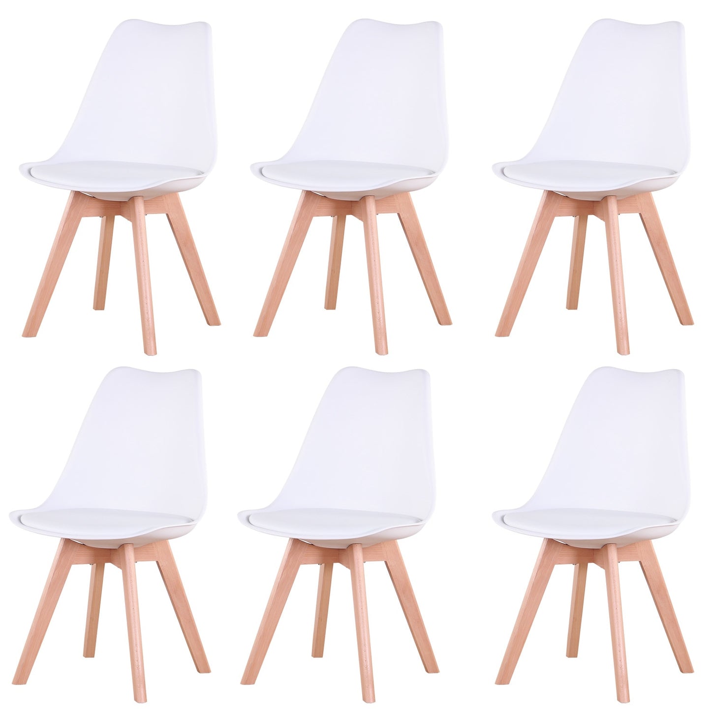 6er Set Nordic Medieval Stühle