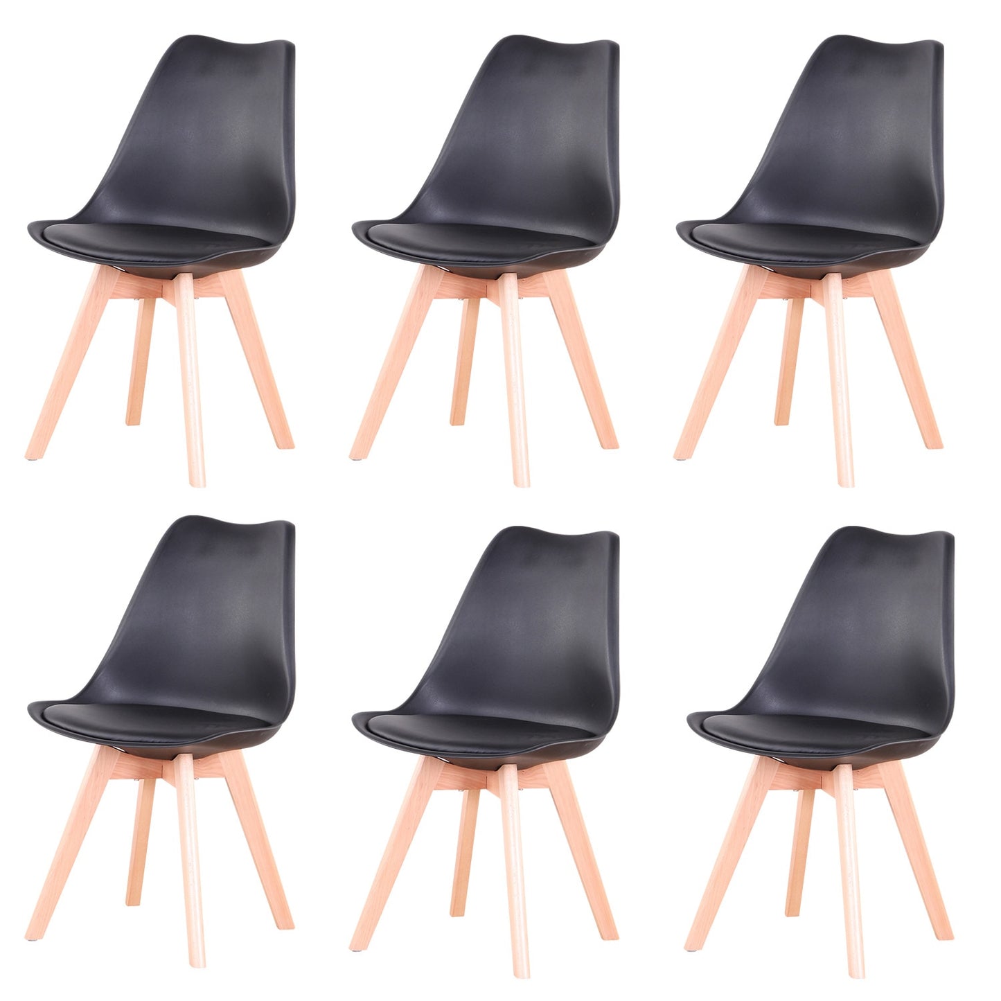 6er Set Nordic Medieval Stühle